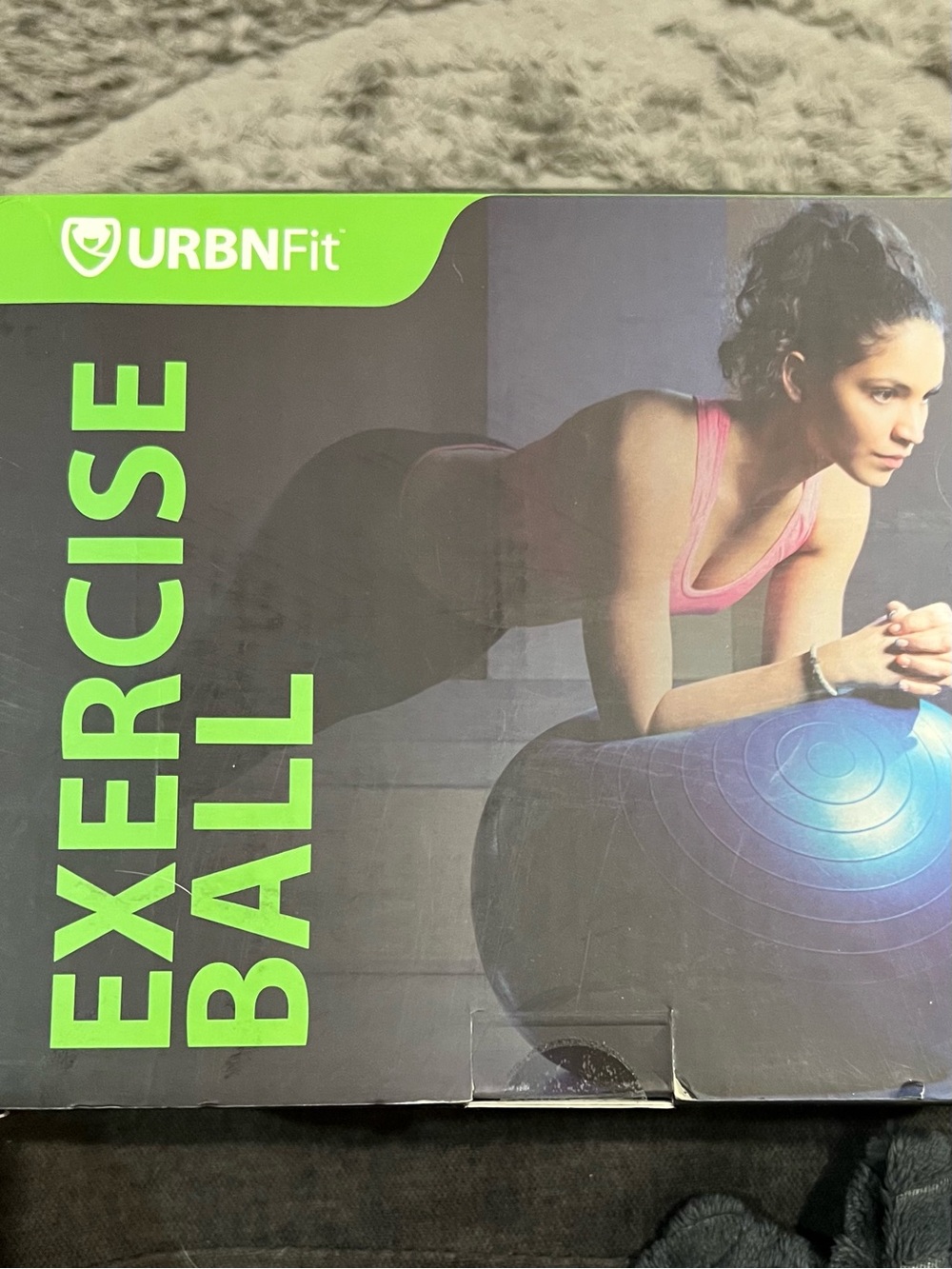 URBNFit Exercise Ball - Pink Activewear Accent